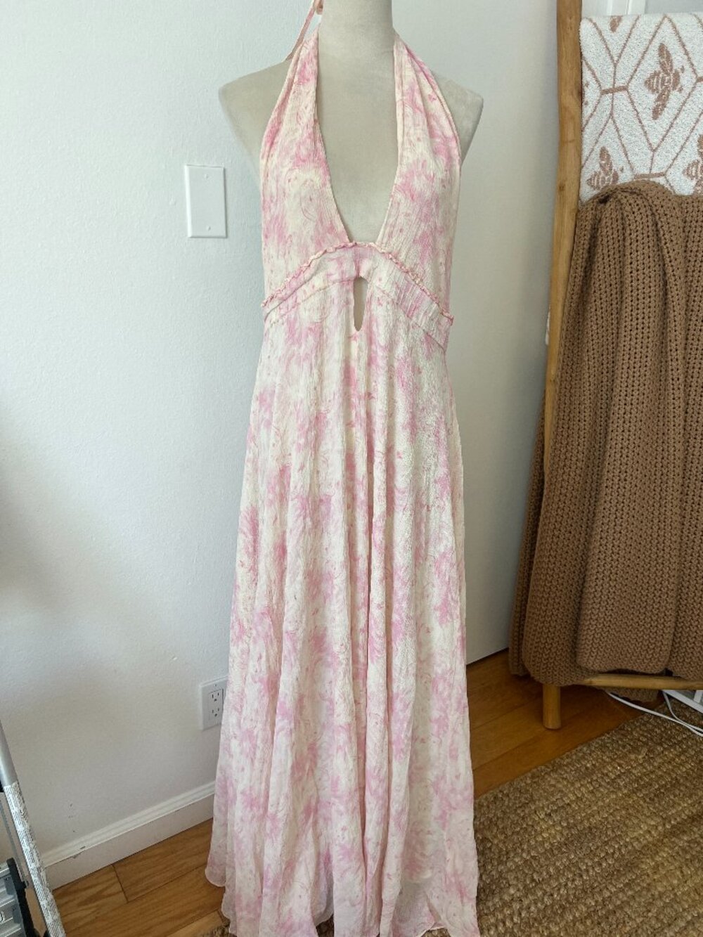 LoveShackFancy Maxi Dress Soft Pink
